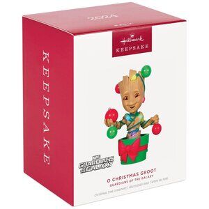 New! O Christmas Groot Marvel Guardians of the Galaxy Hallmark Keepsake Ornament